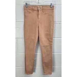 L'AGENCE Jeans Margot High Rise Skinny in Dusty Pink Coated / Women's 26